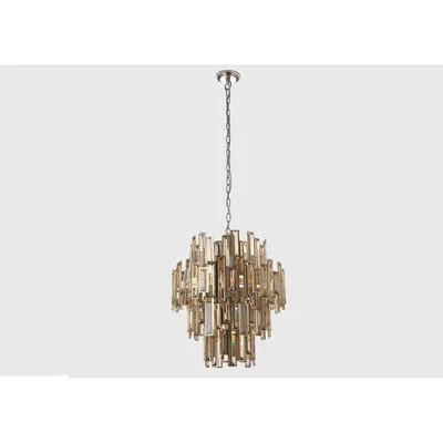 Perch and Parrow Antoinette Glass Pendant in Champagne