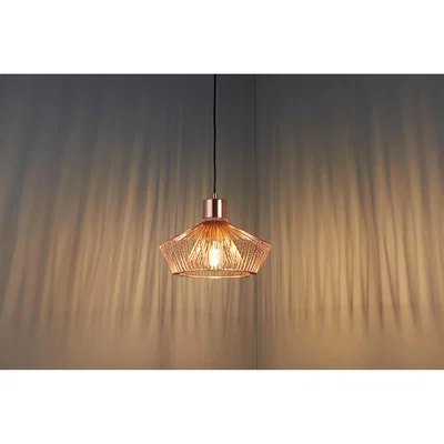 Perch and Parrow Analia Copper Pendant
