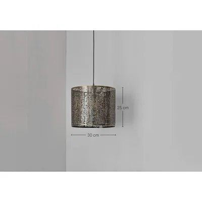 Perch and Parrow Cicero Small Lamp Shade in Antique Brass