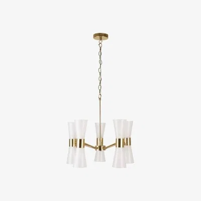 Pagazzi HERRERA 10 LIGHT GOLD PENDANT CEILING LIGHT