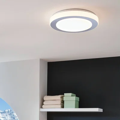 Pagazzi Carpi 3-Light White LED Flush Ceiling Light
