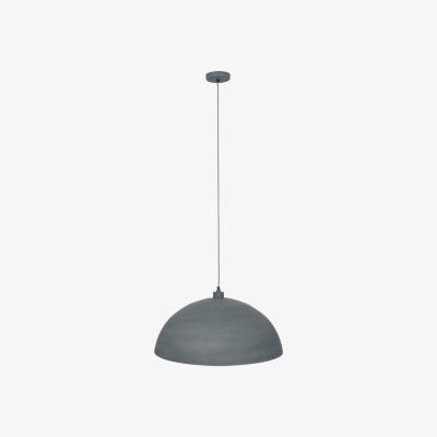 Pagazzi Anders 1 Light Matt Grey and Gold Leaf Pendant Ceiling Light