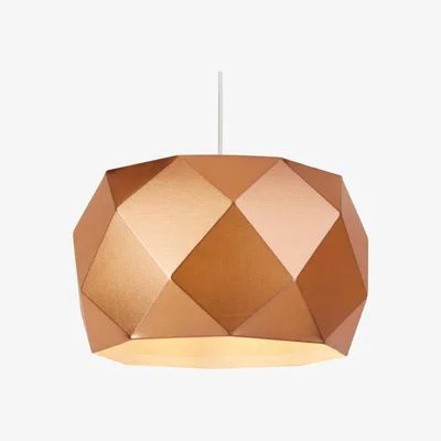 Pagazzi Seeley Geometric Pendant Copper Large