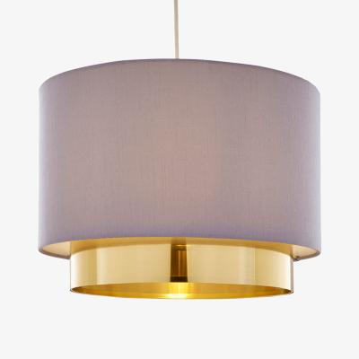 Pagazzi Zelina Grey and Gold Wide Easy-Fit Pendant