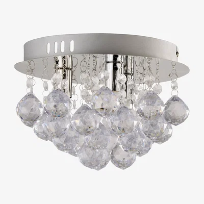 Pagazzi Diana 3 Light Semi Flush Ceiling Light