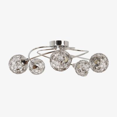 Pagazzi Bryn 5 Light Ceiling Light Polished Chrome