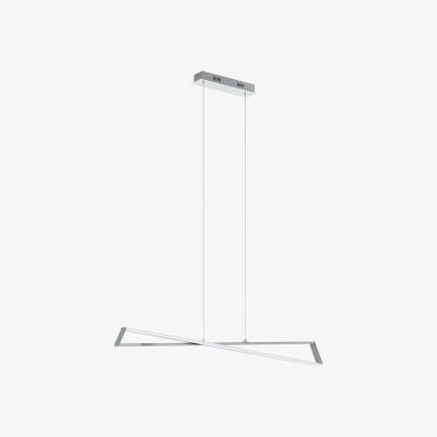 Pagazzi Agrela 2 Light LED Polished Chrome Ceiling Pendant