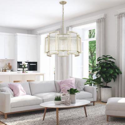 Pagazzi Giovanna 5 Light Gold Ceiling Pendant