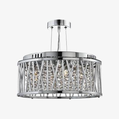 Pagazzi Searchlight Elise 3 Light Semi-Flush Ceiling Light Polished Chrome