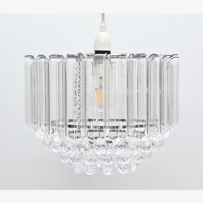 Pagazzi Demi Clear And Chrome Easy-Fit Pendant