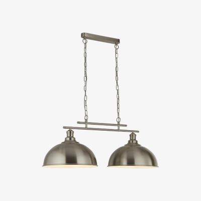 Pagazzi Fusion Satin Silver 2 Light Ceiling Pendant