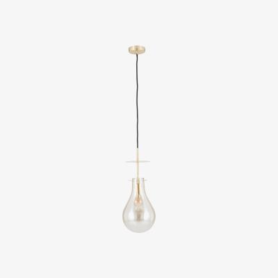 Pagazzi Luce Small Champagne and Gold Teardrop Pendant Ceiling Light
