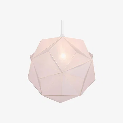 Pagazzi Duggan Ivory Geometric Pendant Ceiling Light Shade