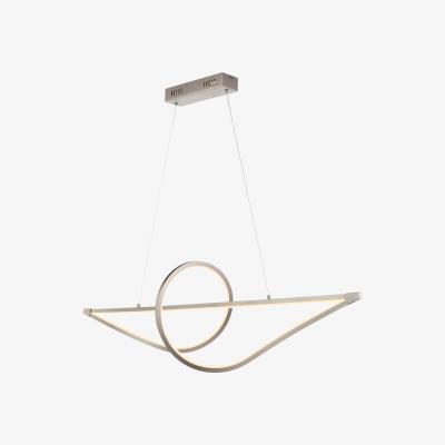 Pagazzi Bower LED Warm White 24W Satin Nickel Pendant Ceiling Light
