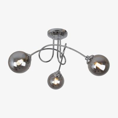 Pagazzi Bungo 3 Light Polish Chrome Ceiling Light