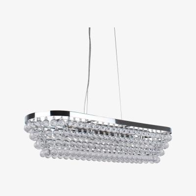 Pagazzi Susanna 4 Light Polished Chrome &amp; Jewel Bead Ceiling Pendant