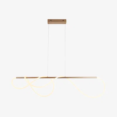 Pagazzi Attalea LED Satin Gold Ceiling Pendant
