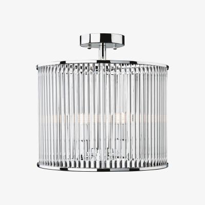 Pagazzi Rialto 4 Light Polished Chrome Semi Flush Ceiling Light