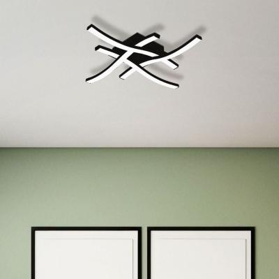 Pagazzi Cabezas Black Flush LED Ceiling Light