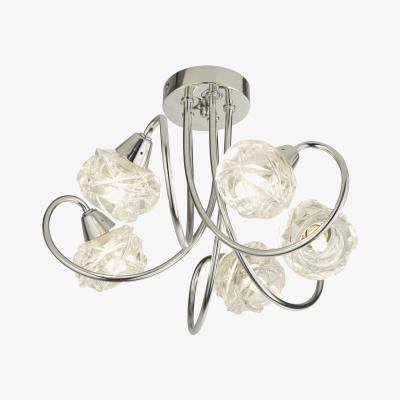 Pagazzi Garth Semi Flush 5 Light Ceiling Light