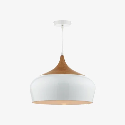 Pagazzi Gaucho Pendant Ceiling Light White 45cm