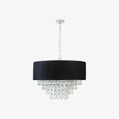 Pagazzi Talula Black &amp; Crystal Ceiling Pendant