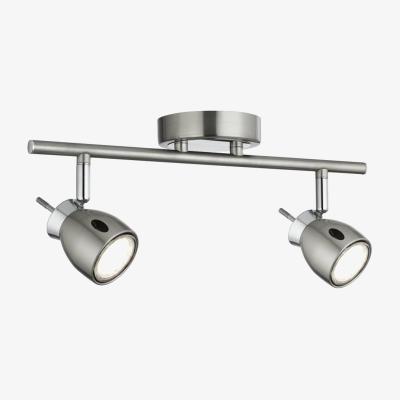 Pagazzi Quinny 2 Light Spotlight Bar Satin Nickel