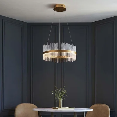Pagazzi Virbrook Gold Medium LED Pendant Ceiling Light