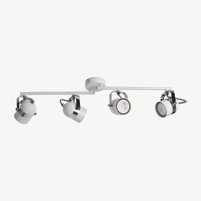 Pagazzi Mhari Matt White 4 Light Ceiling Spotlight