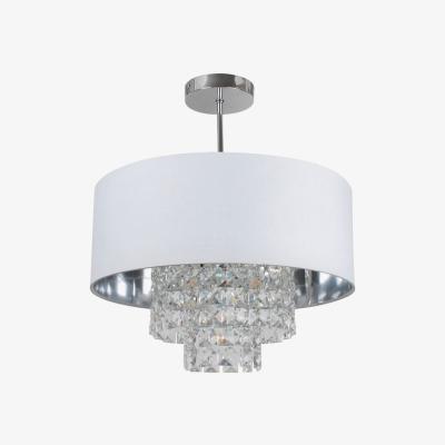Pagazzi Katia 1 Light Polished Chrome Ceiling Pendant