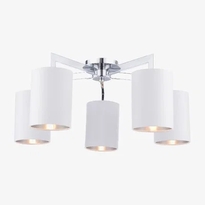 Pagazzi Olive 5 Light Polished Chrome Semi-Flush Ceiling Light