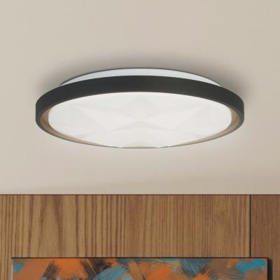 Pagazzi Satellite Black & White LED Flush Ceiling Light