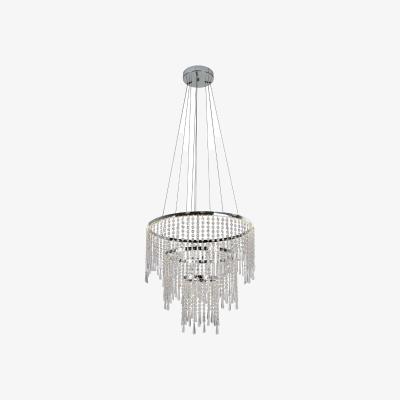 Pagazzi Loretta LED 3 Tier Crystal Pendant Ceiling Light