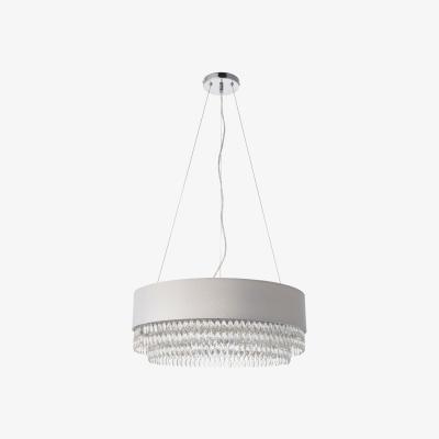 Pagazzi Malmesbury 6 Light Polished Chrome & Crystal Ceiling Pendant