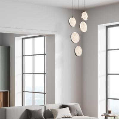 Pagazzi Lavina Multi-Light Chrome LED Pendant