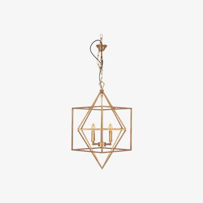 Pagazzi Sirius 4 Light Antique Gold Pendant Ceiling Light
