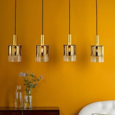 Pagazzi Savannah 4-Light Satin Gold Bar Pendant