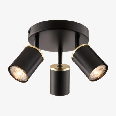 Pagazzi Talbot Matte Black 3-Spot Plate