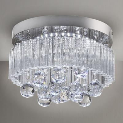 Pagazzi Oscar Crystal LED Semi Flush Ceiling Light