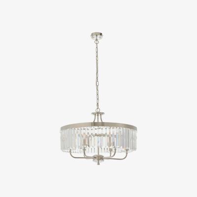 Pagazzi Yasmin 6 Light Nickel Pendant Ceiling Light