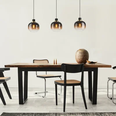Pagazzi Oilella 3-Light Black & Brown Ceiling Pendant