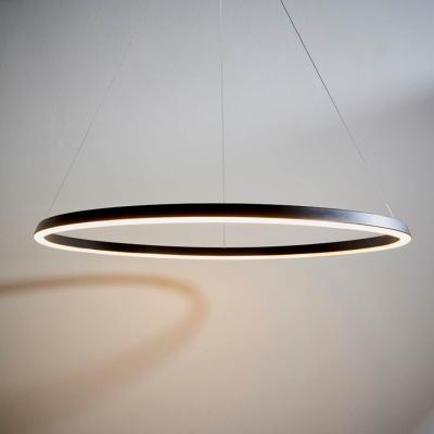 Pagazzi Staten Matte Black LED Pendant Ceiling Light