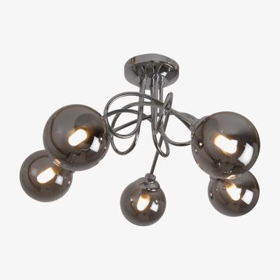 Pagazzi Bungo 5 Light Polish Chrome Ceiling Light