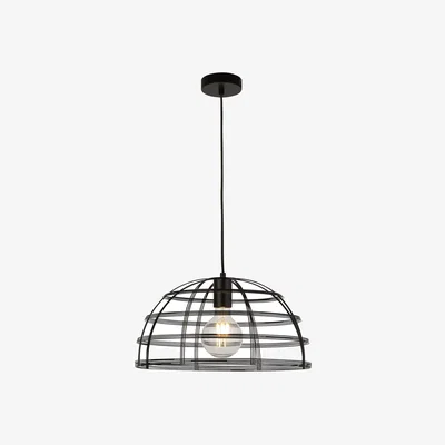 Pagazzi Marcus Black Cage Ceiling Pendant