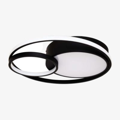 Pagazzi Adara Matt Black LED Flush Ceiling Light