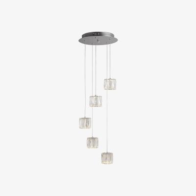 Pagazzi Searchlight Maxim LED 5 Light Ceiling Light Polished Chrome