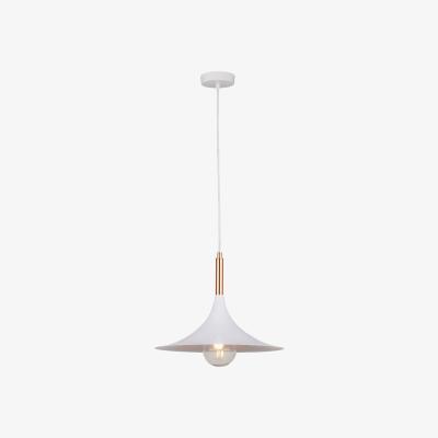 Pagazzi Small White & Copper 1 Light Ceiling Pendant