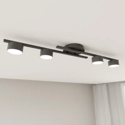 Pagazzi Fragment 4 Light Semi Flush Black