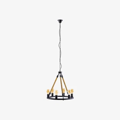 Pagazzi Findlay 6 Light Black Ceiling Pendant
