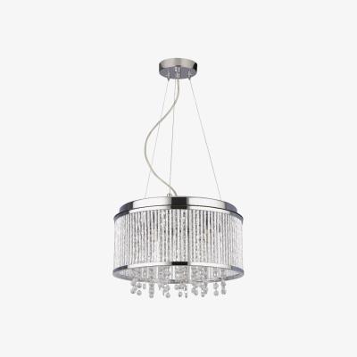 Pagazzi Gabbanna 5 Light Polished Chrome & Crystal Ceiling Pendant